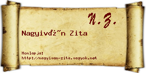 Nagyiván Zita névjegykártya